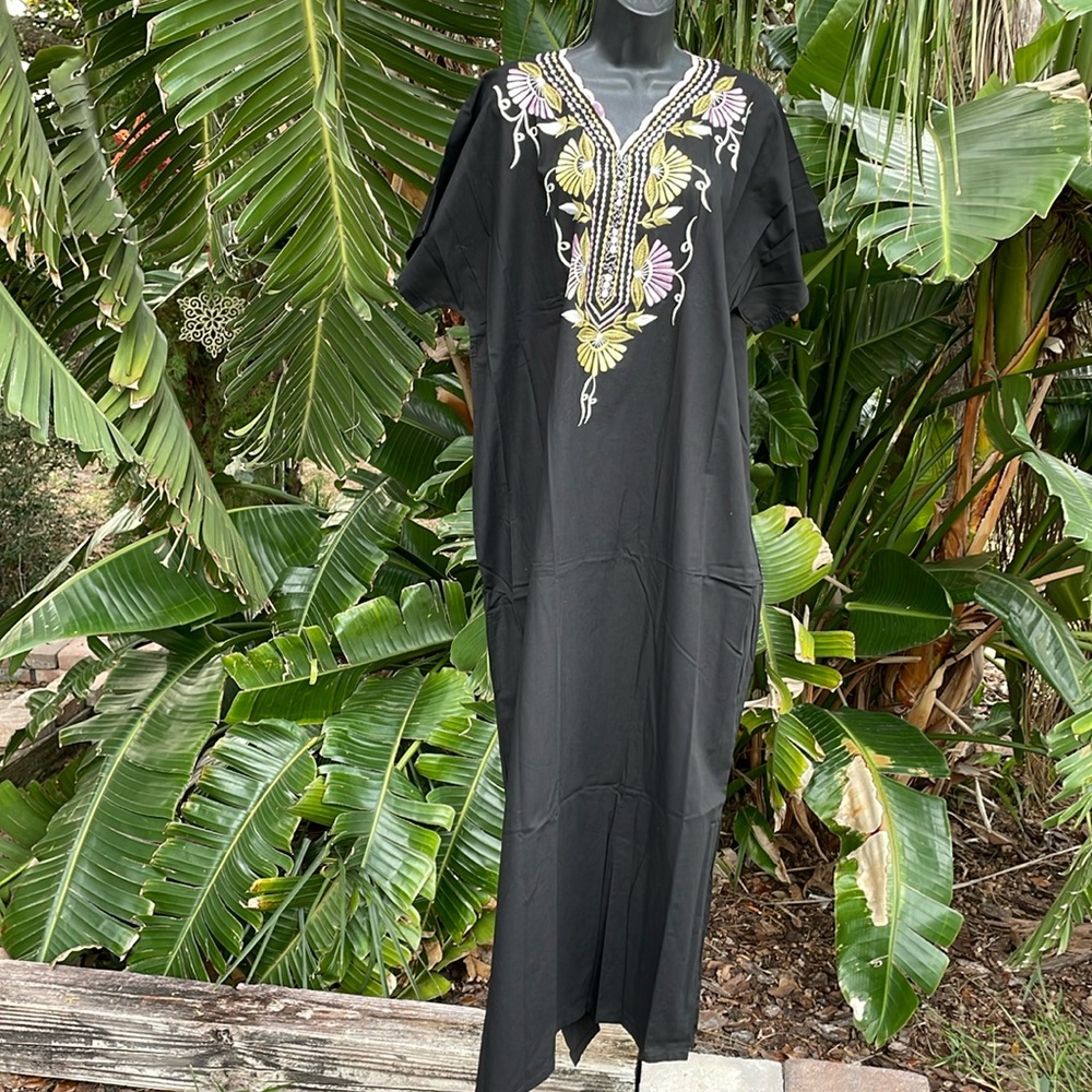Embroidered caftan